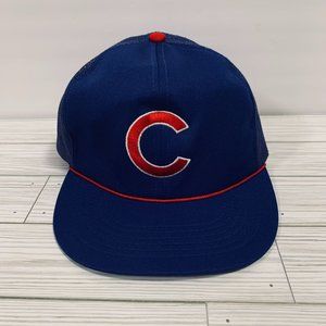 Vintage Mcdonalds 1984 Chicago Cubs Blue Snapback Hat